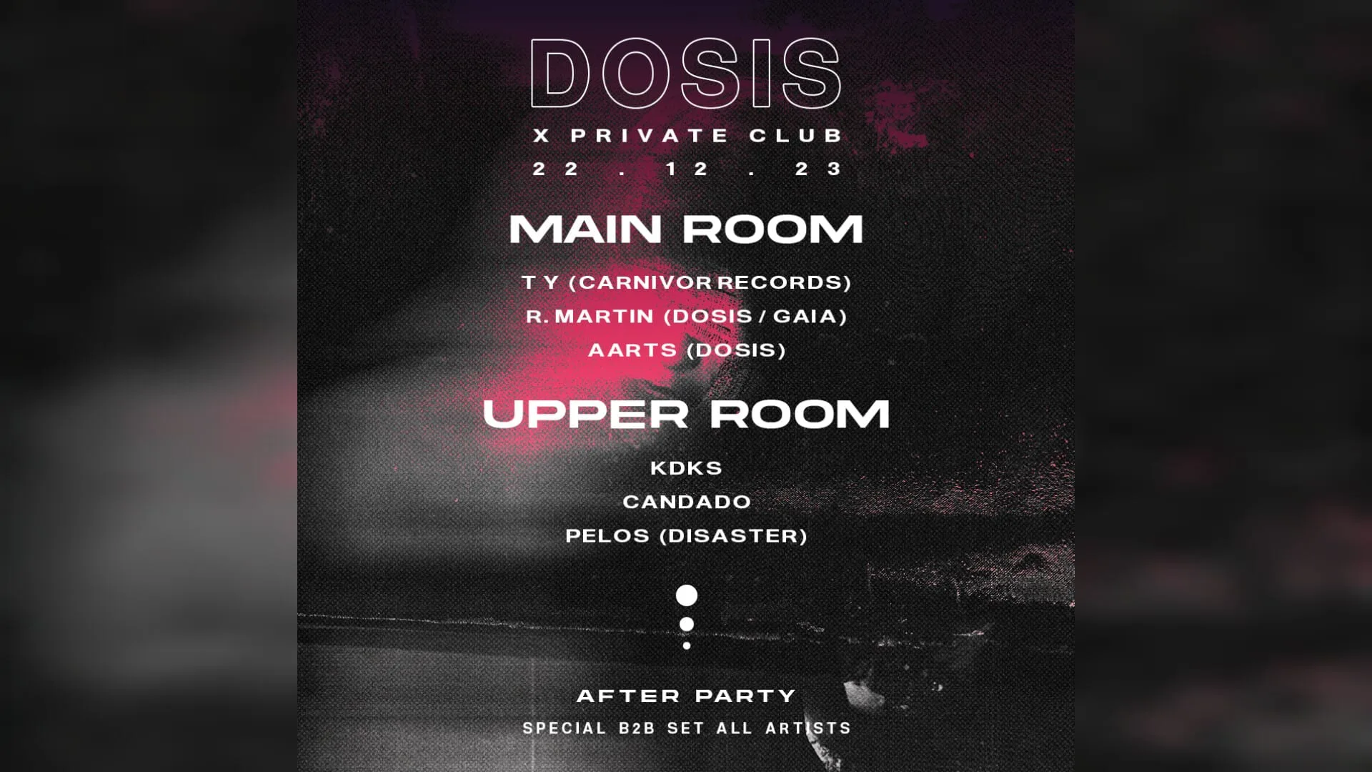 Dosis Klub (2is) W: T Y/R. Martin/Aarts/Kdks/Candado/Pelos