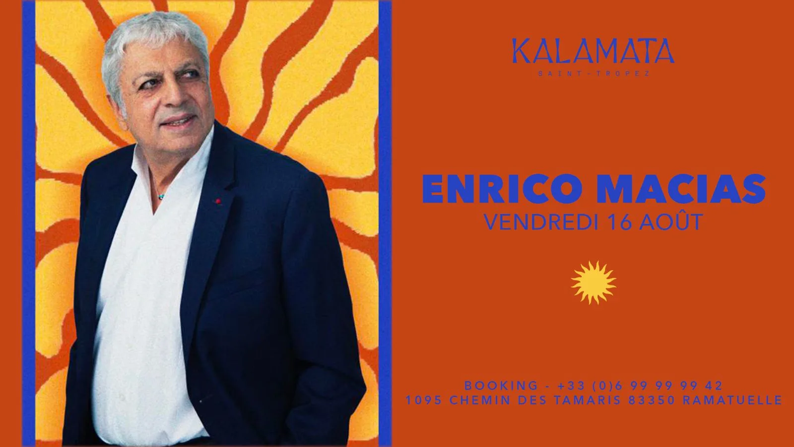 Enrico Macias @Kalamatabeach