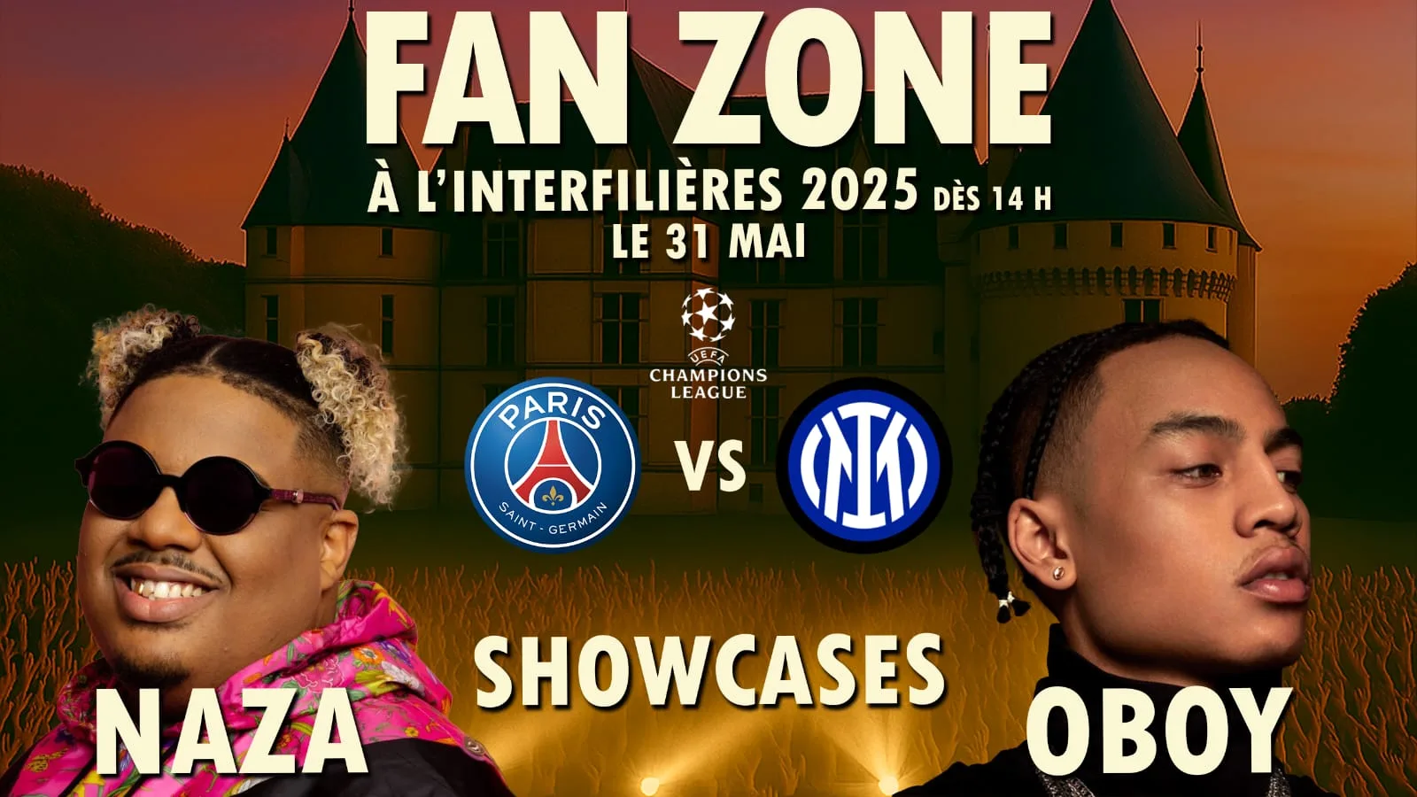 Finale Ligue Des Champions Psg-Inter Écran Geant