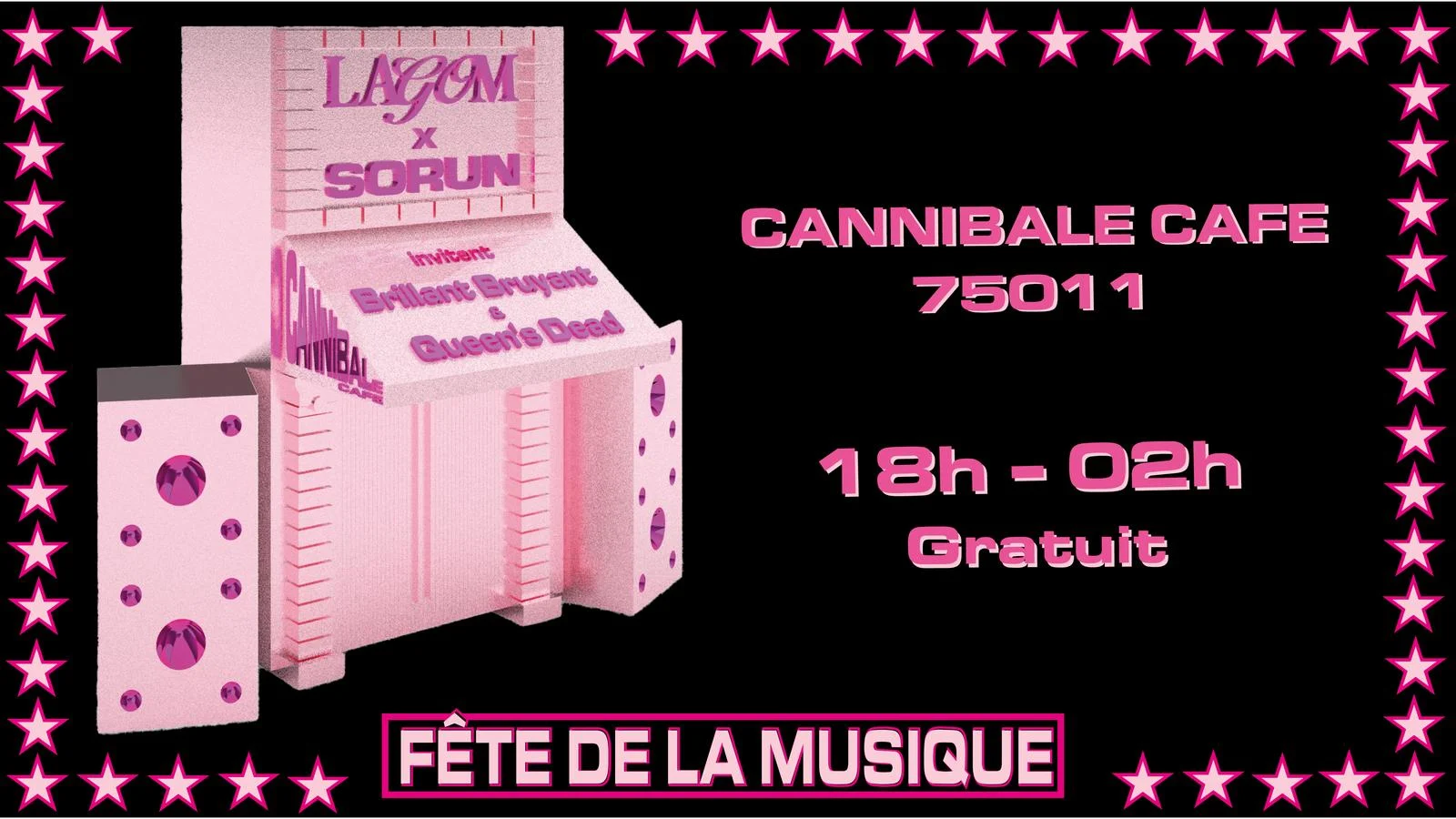 Lagom & Sorun Invitent Brillant Bruyant & Queen's Dead