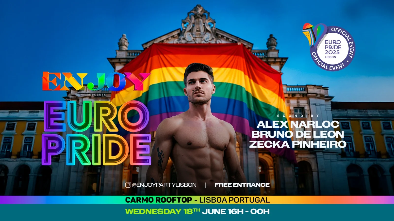 Euro Pride At Carmo Rooftop