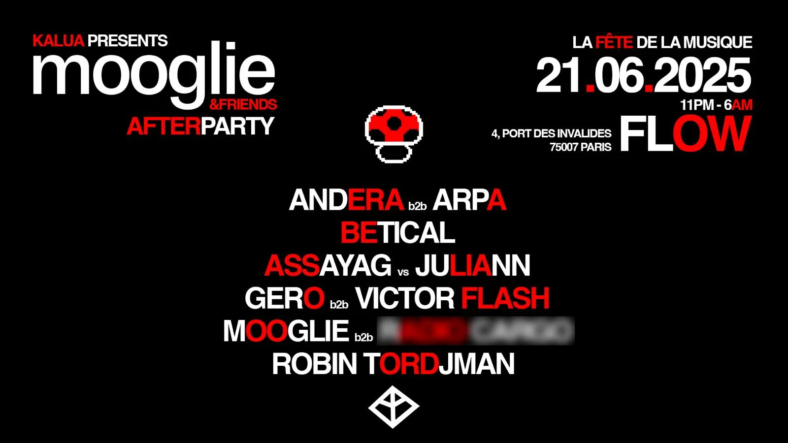 Kalua Presents : Mooglie & Friends - Fête De La Musique