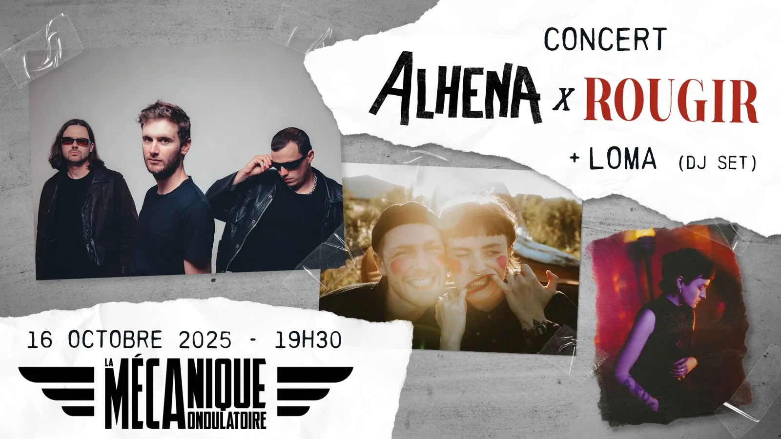 Alhena + Rougir + Loma (Dj Set)