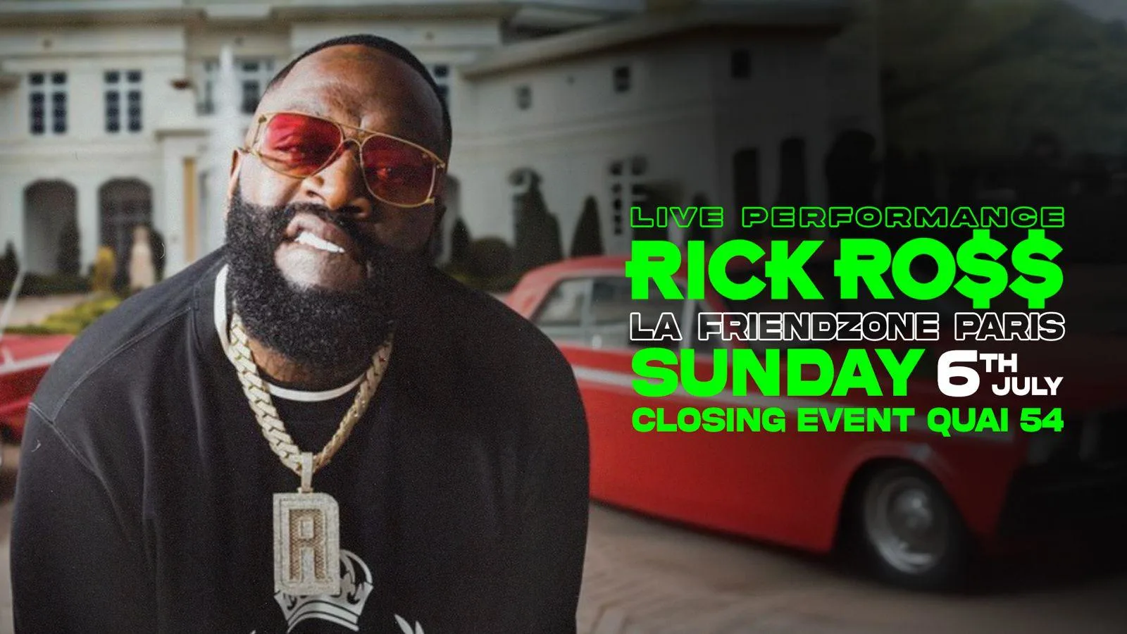 Rick Ross In Paris Dimanche 6 Juillet -Solum Club