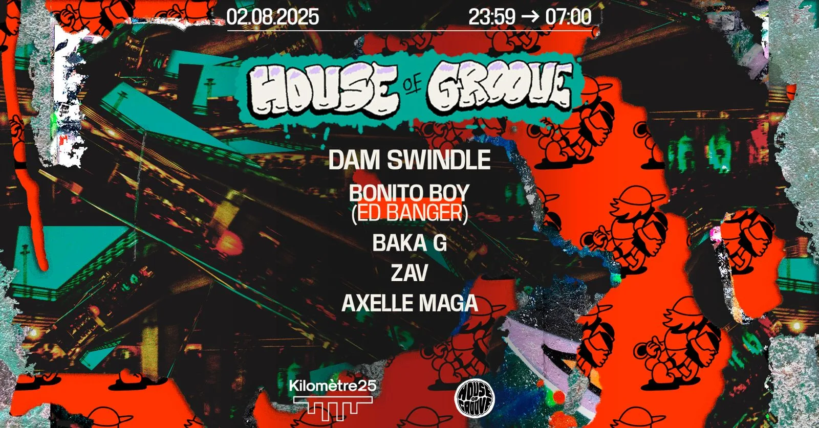 House Of Groove : Detroit Swindle, Baka G, Ed Banger, Zav