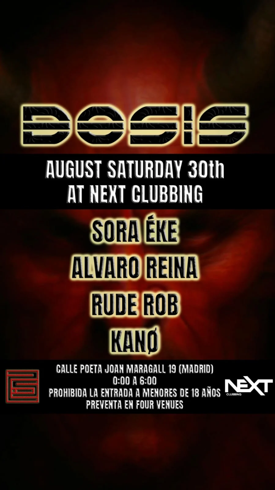 Dosis With: Sora Éke / Alvaro Reina / Rude Rob / Kanø