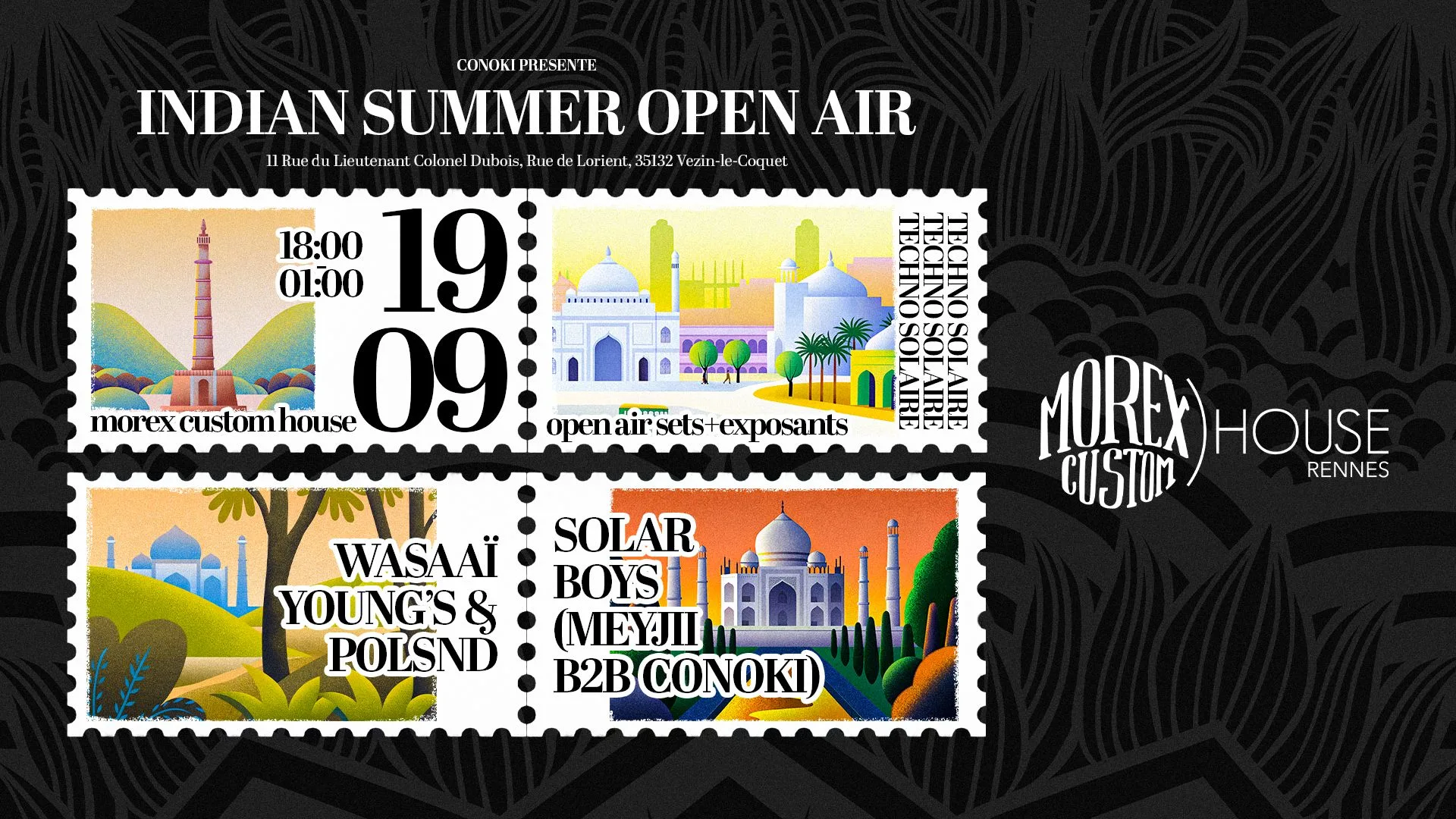 Indian Summer Open Air // Morex Custom House