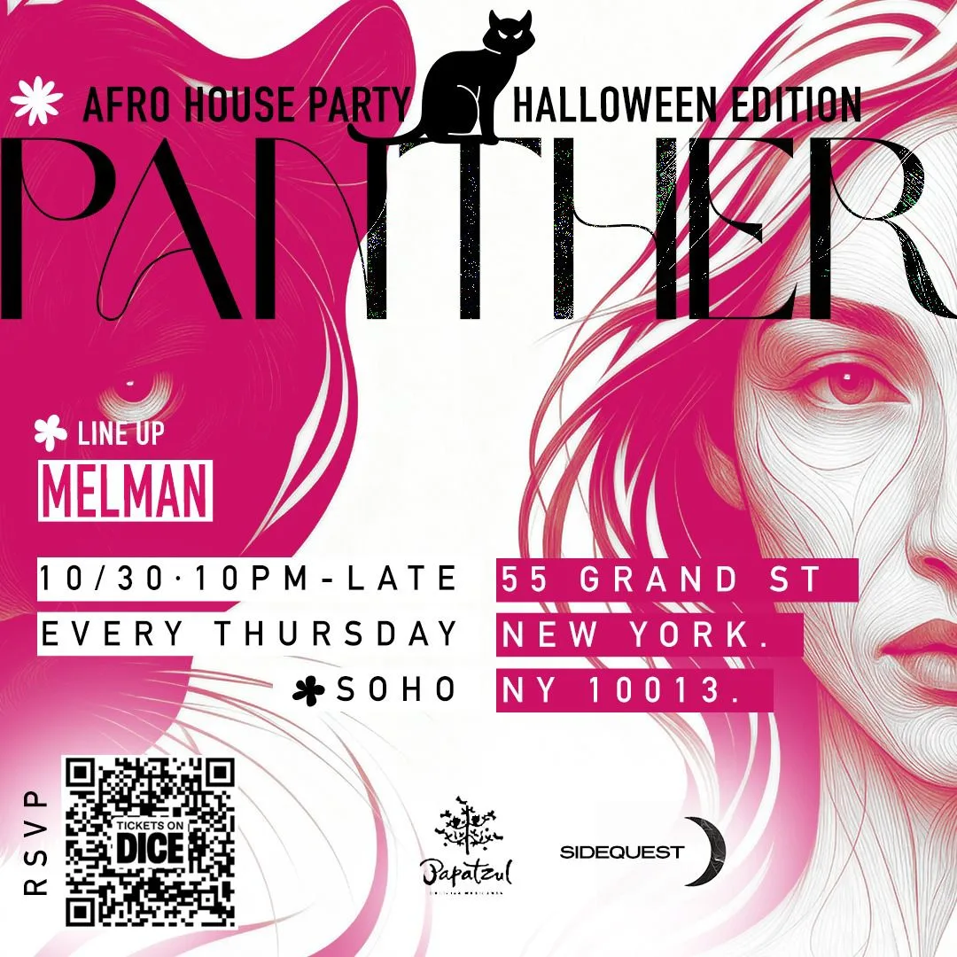 Panther: Halloween Afro-Latin House Nights In Soho