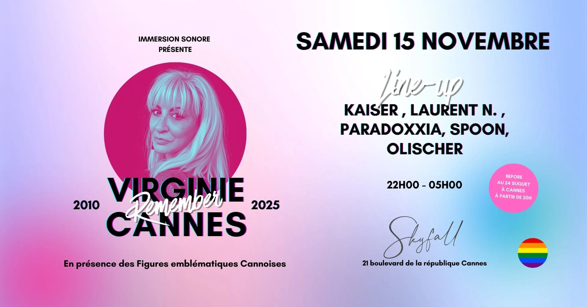 Remember Virginie Cannes