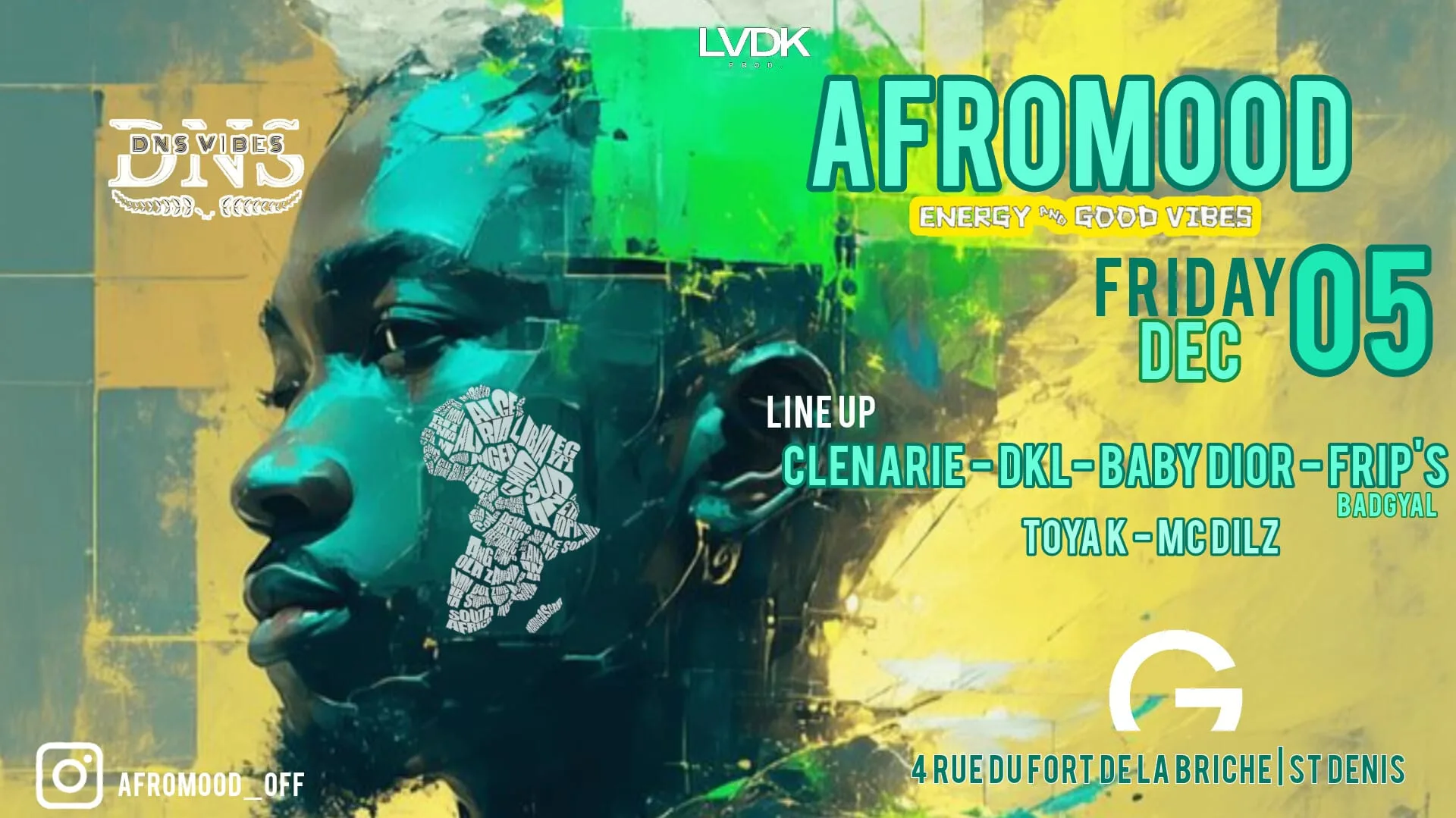 Afromood - Friday 05 December - G Club