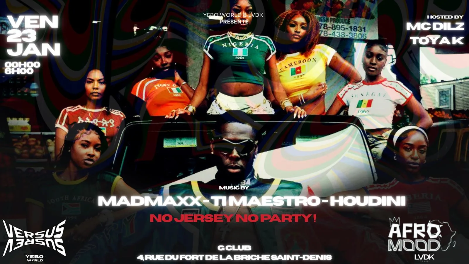 Afromood - Friday 23 January - G Club