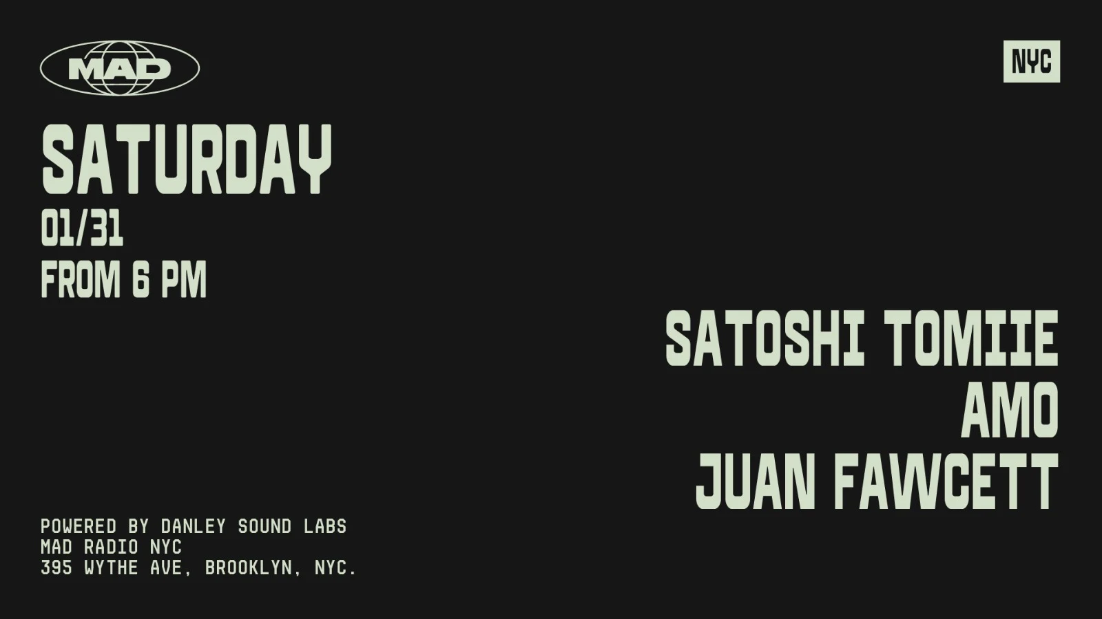 Satoshi Tomiie, Amo, Juan Fawcett