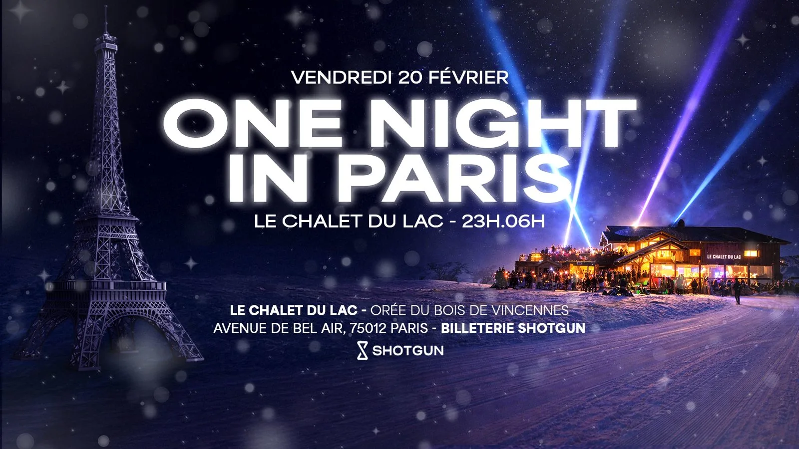 One Night In Paris - Folie Douce Party - Châlet Du Lac