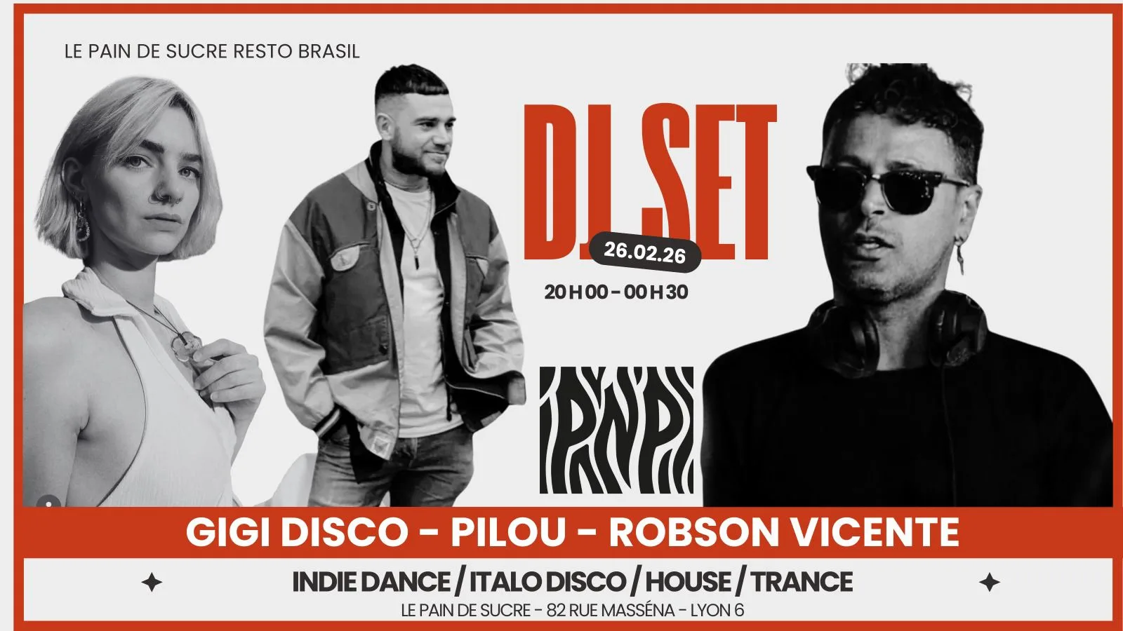 Caipi & Dj Set : Gigi Pilou & Robson Vicente