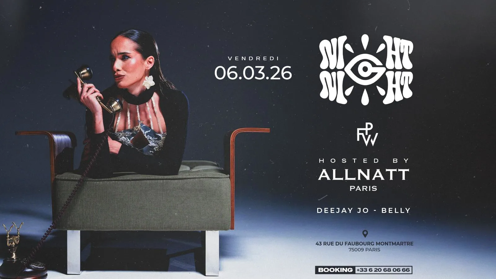 Night Night X Allnatt After Party Paris Fashion Week