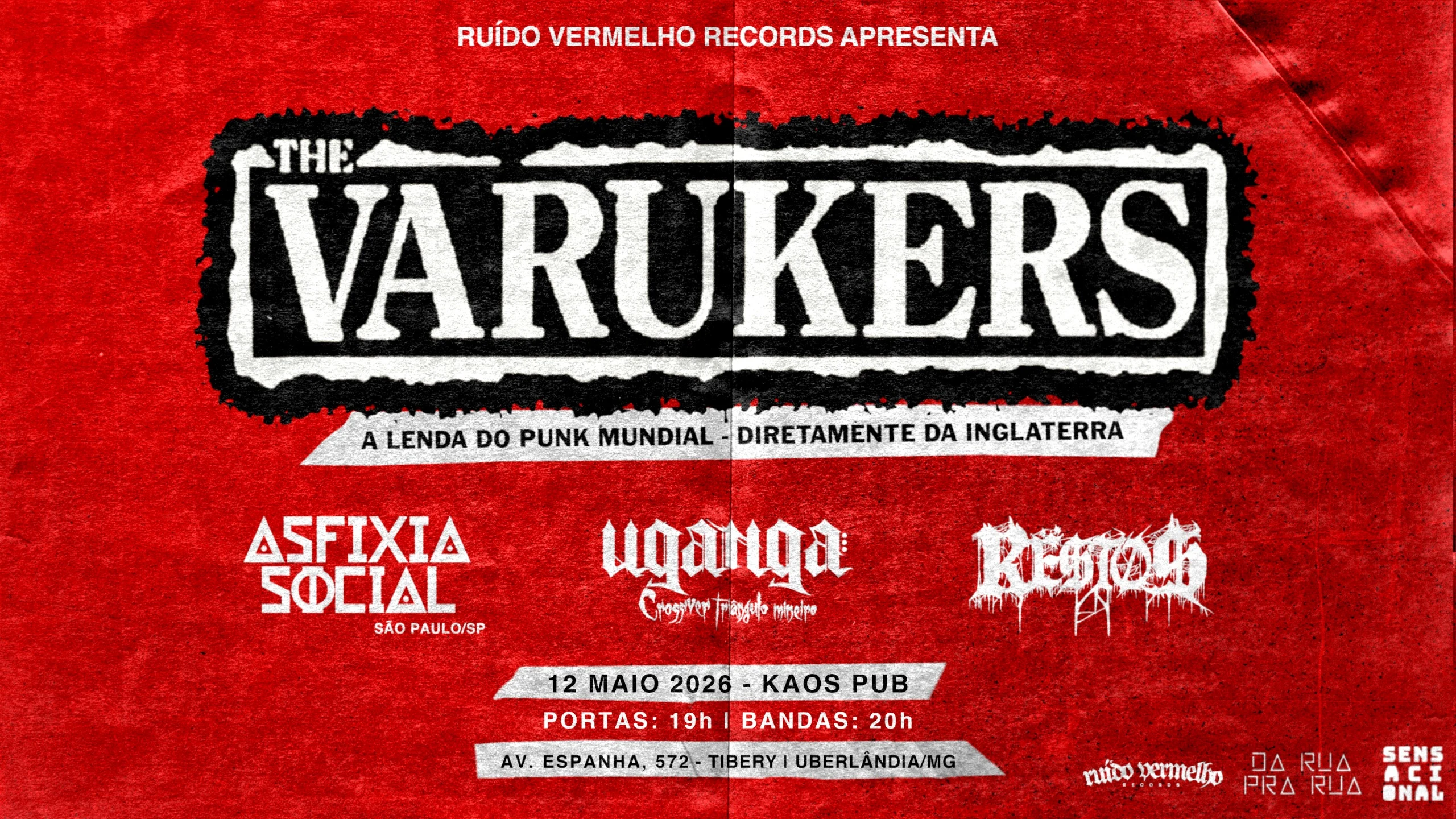 The Varukers (Uk) Em Uberlândia
