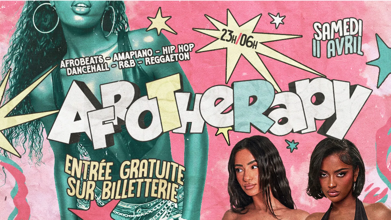 Afrotherapy - Samedi 11 Avril - Folies Pigalle