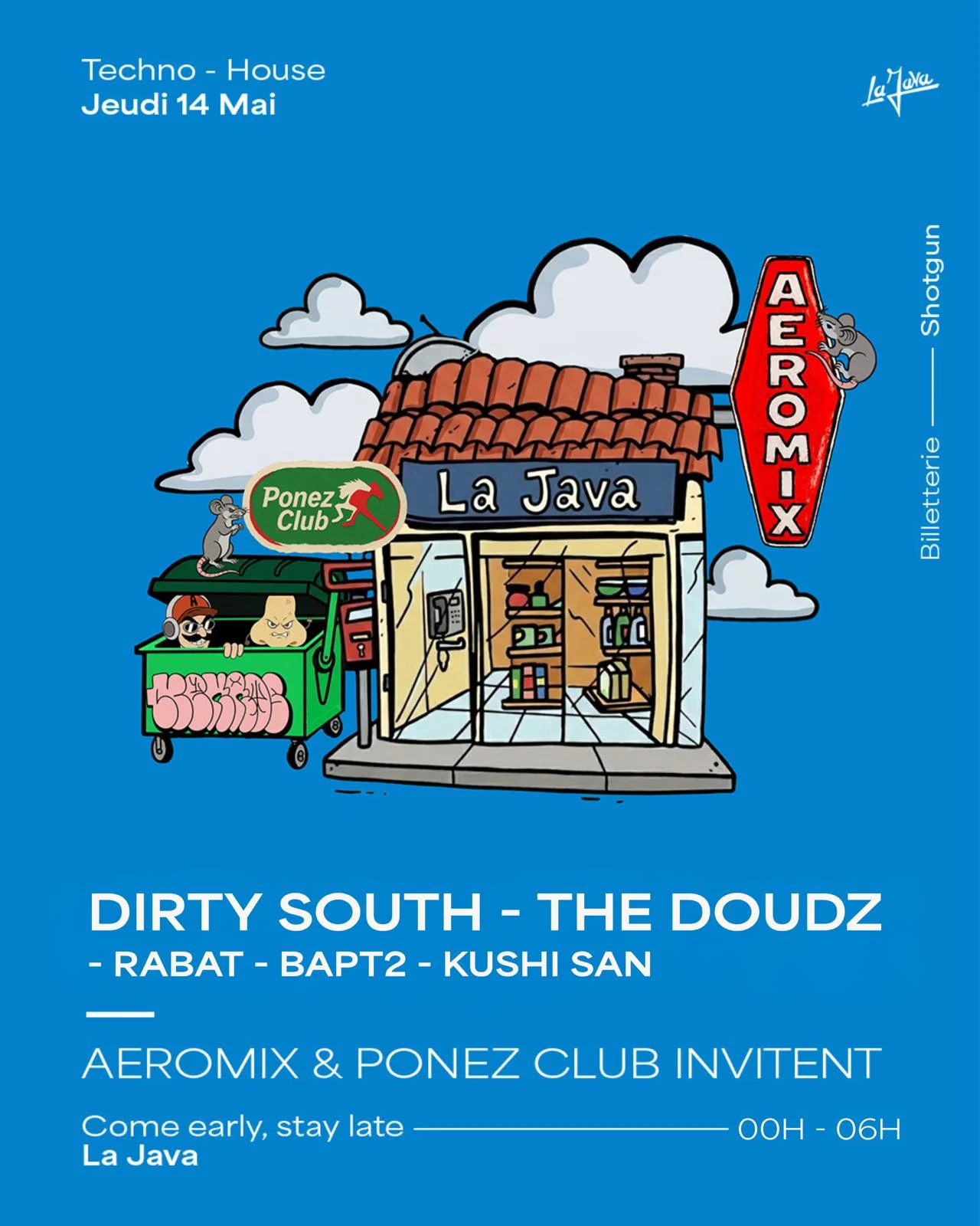 Aeromix & Ponez Club @Lajava
