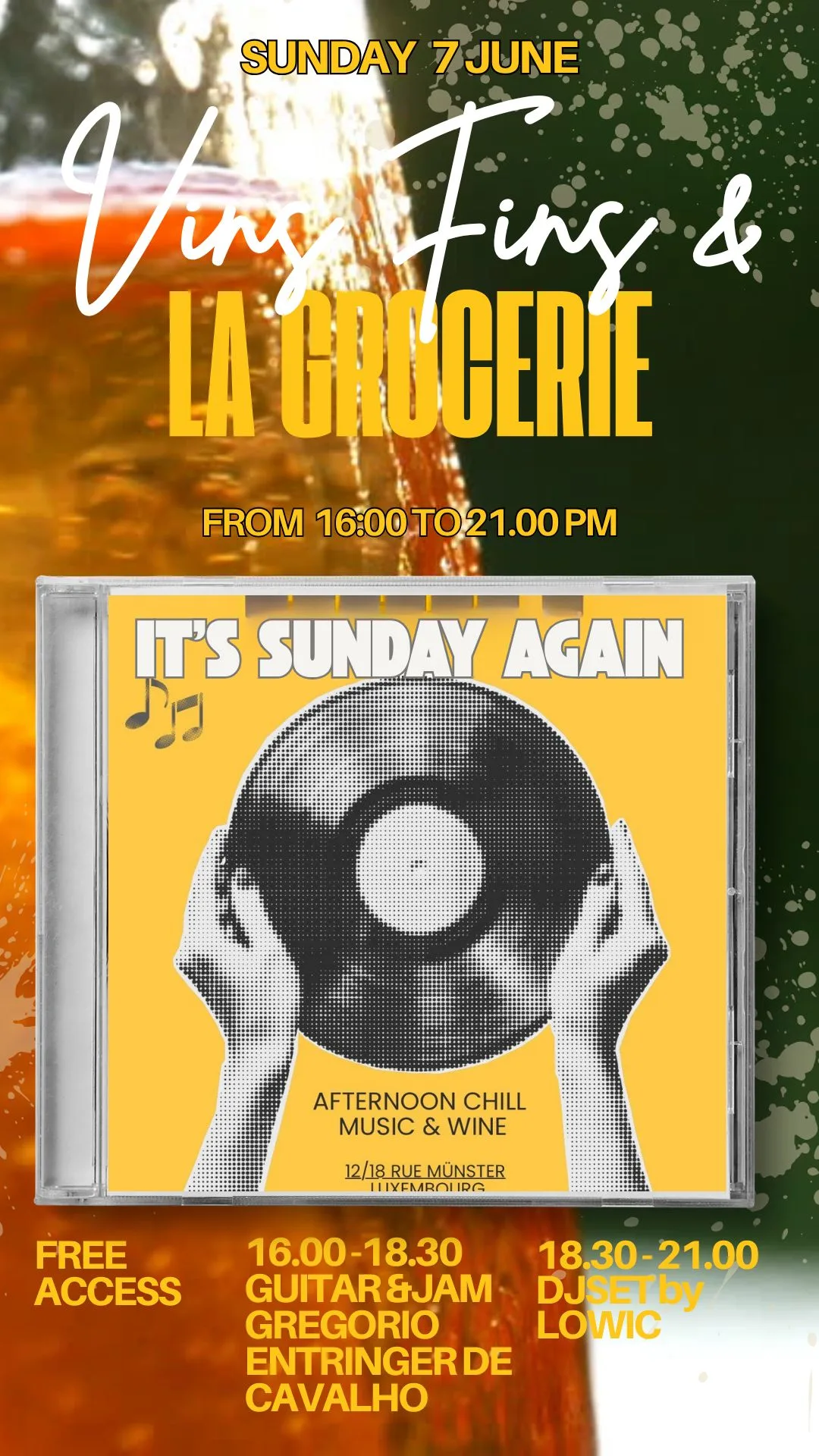 It's Sunday Again - Vins Fins & La Grocerie