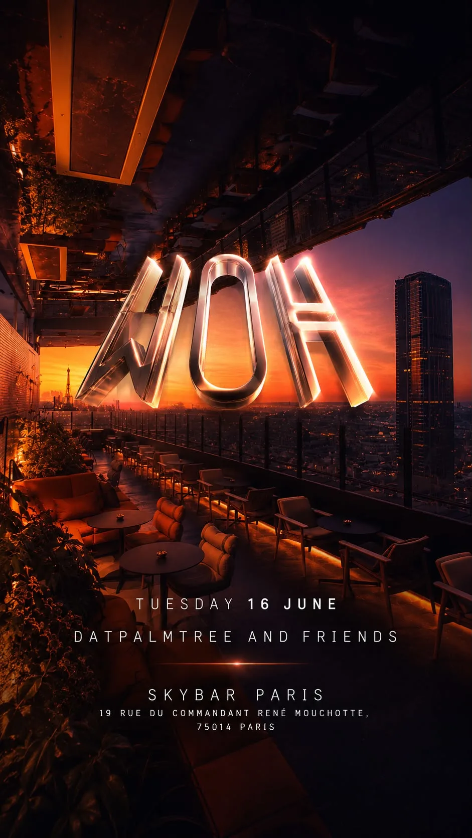 Woh At Skybar Invite : Datpalmtree