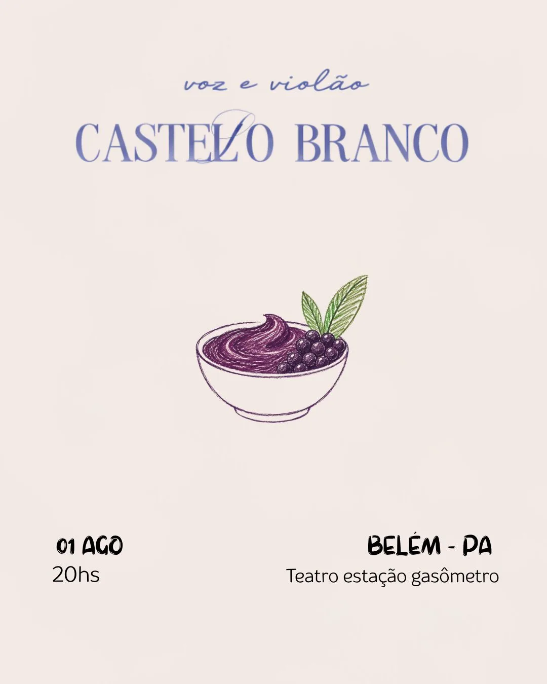 Castello Branco - Voz & Violão Em Belém/Pa