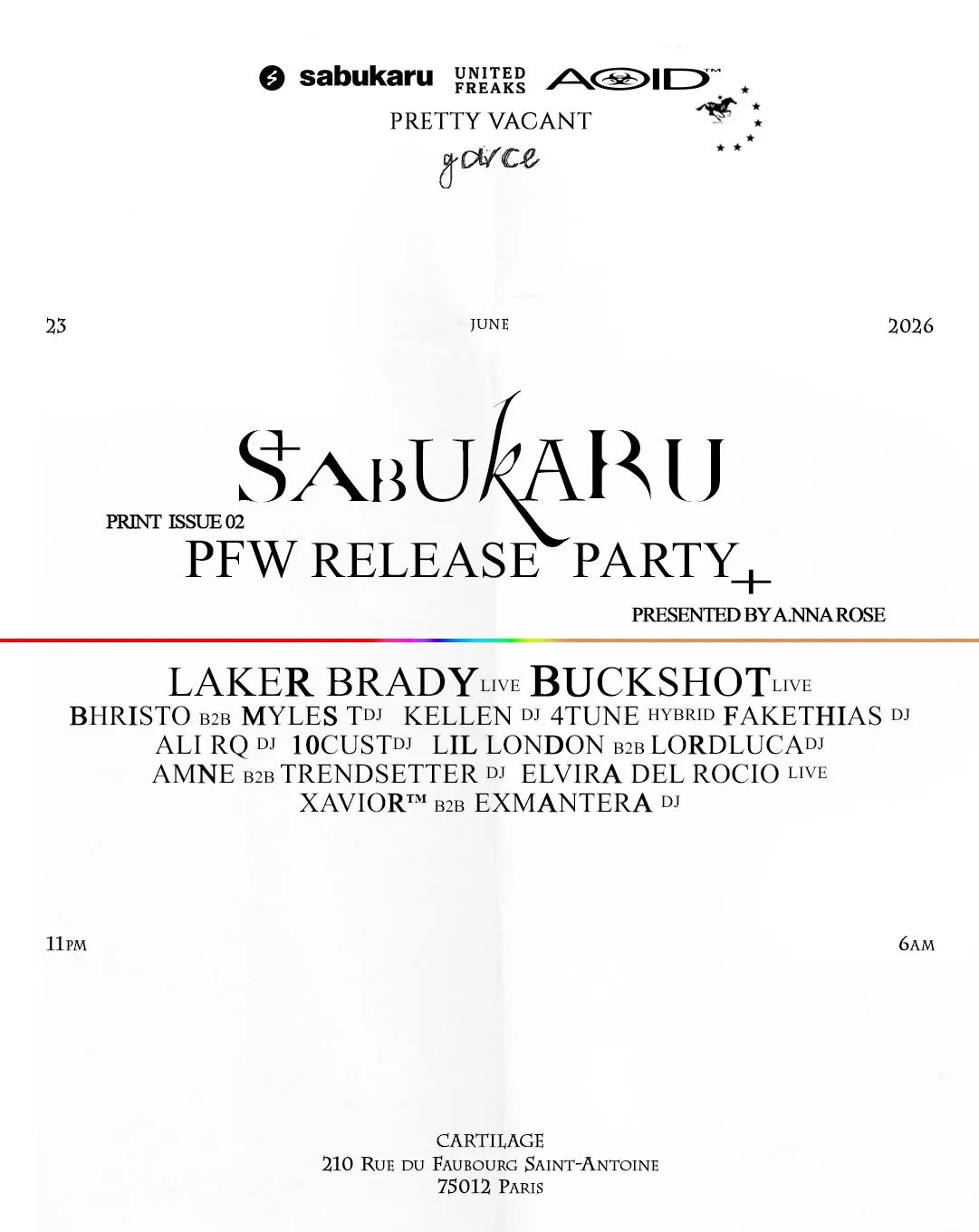 Sabukaru _ Pfw Release Party