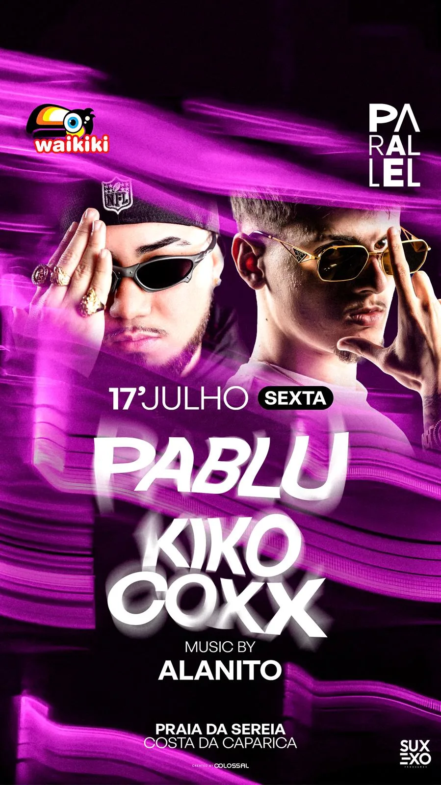 Waikiki- 17 Julho - Dj Paplu - Dj Kikocox - Alanito