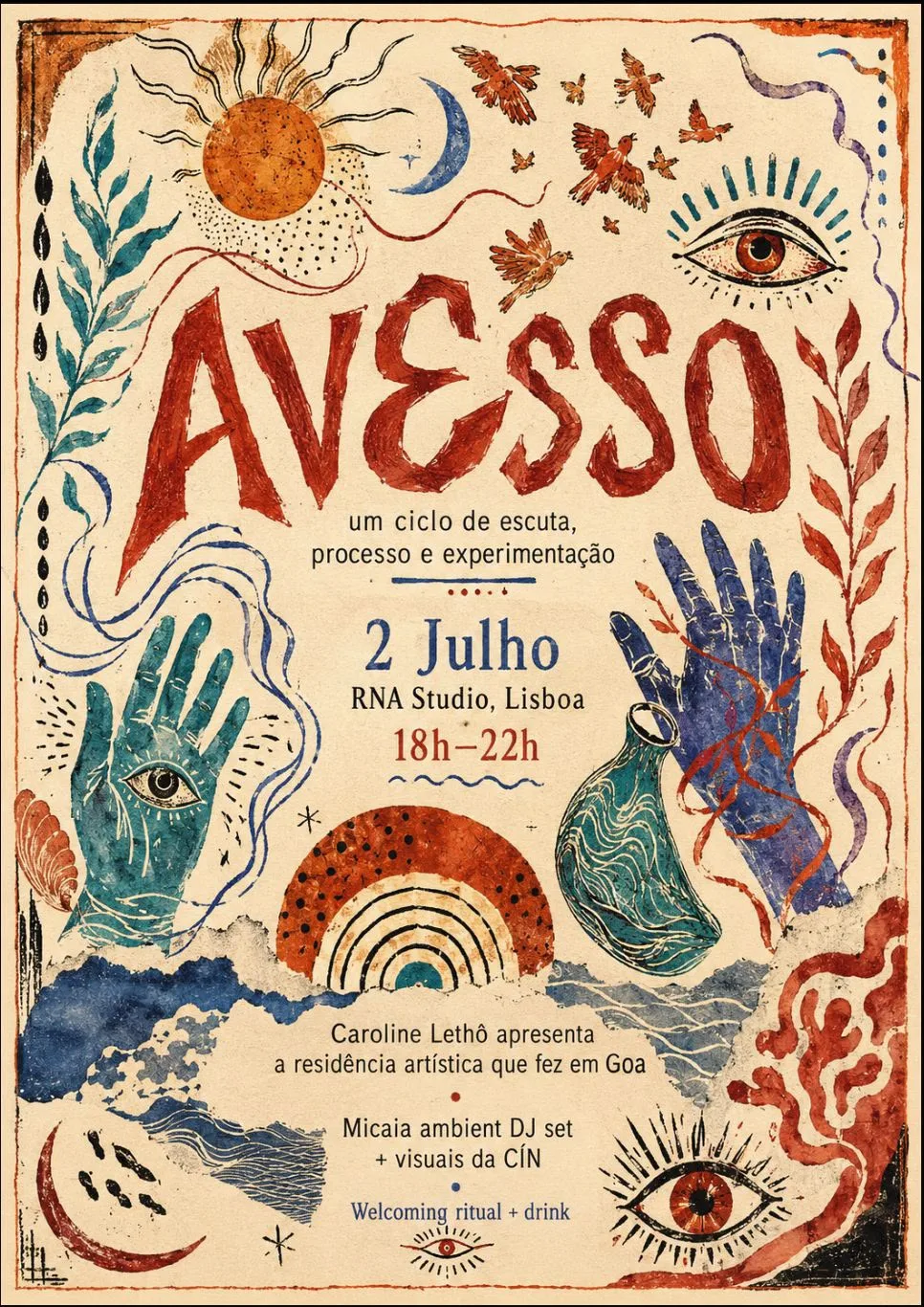 Avesso W/ Caroline Lethô + Micaia + Cin