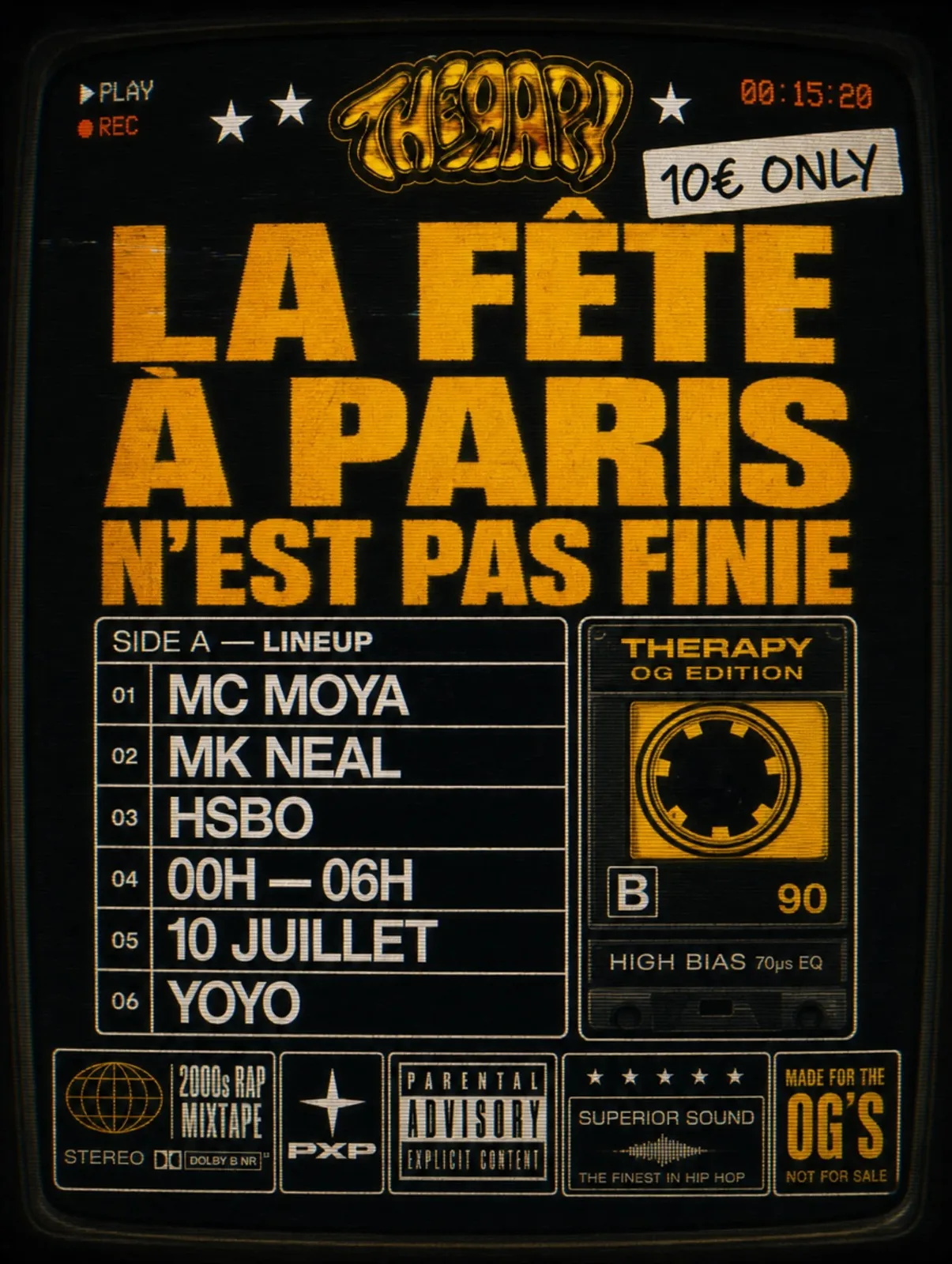 La Therapy Du Peuple / 10 Juillet @Yoyo
