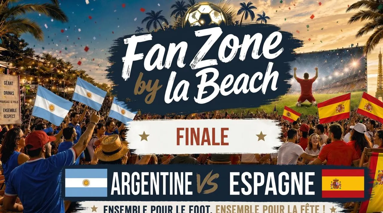 Finale Coupe Du Monde 🇪🇸Espagne - Argentine🇦🇷 @La Beach
