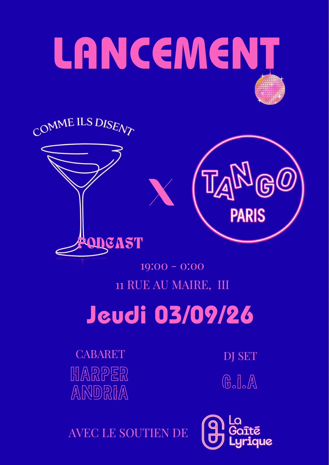 Lancement Du Podcast "Comme Ils Disent"