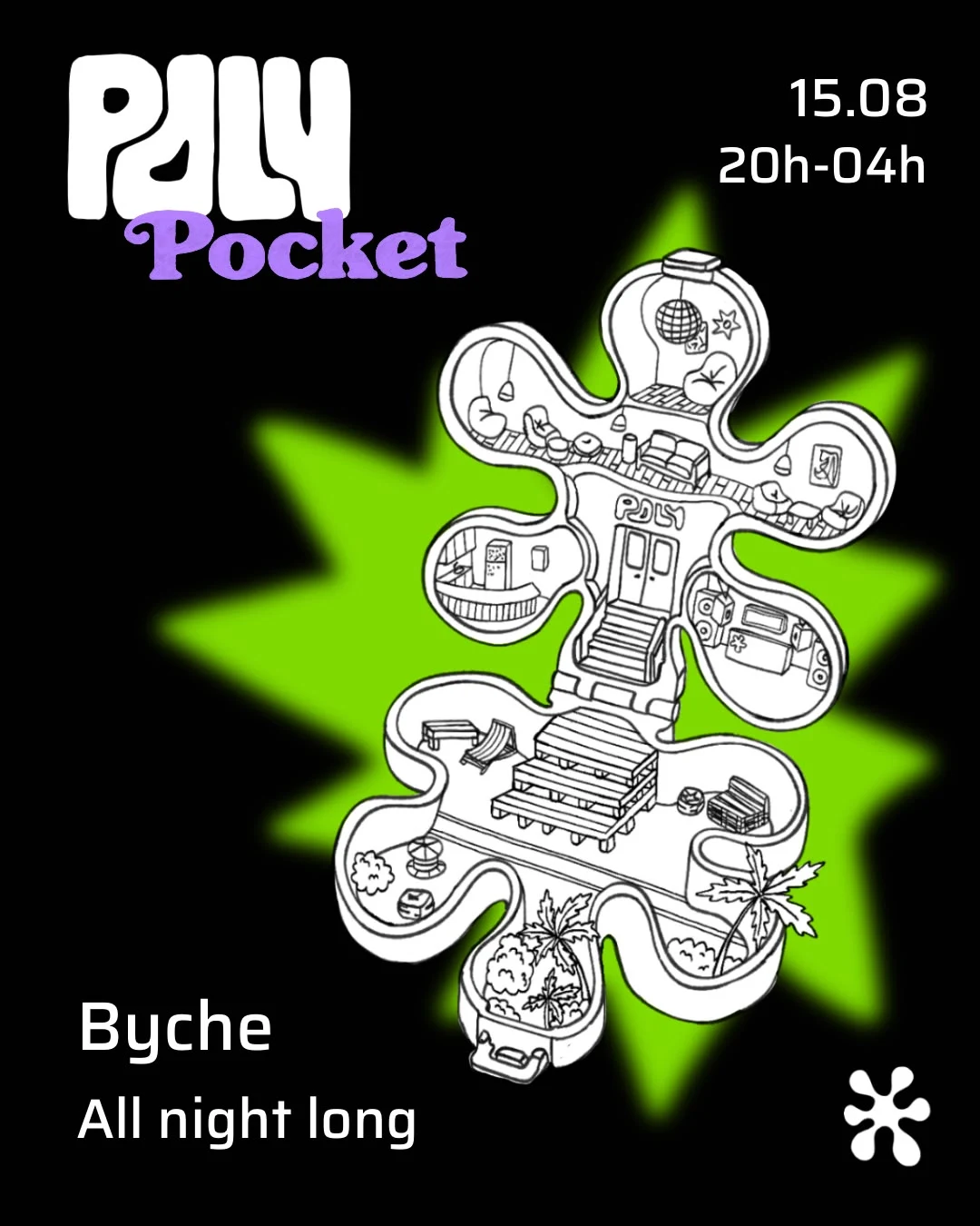 Poly • Pocket : Byche All Night Long