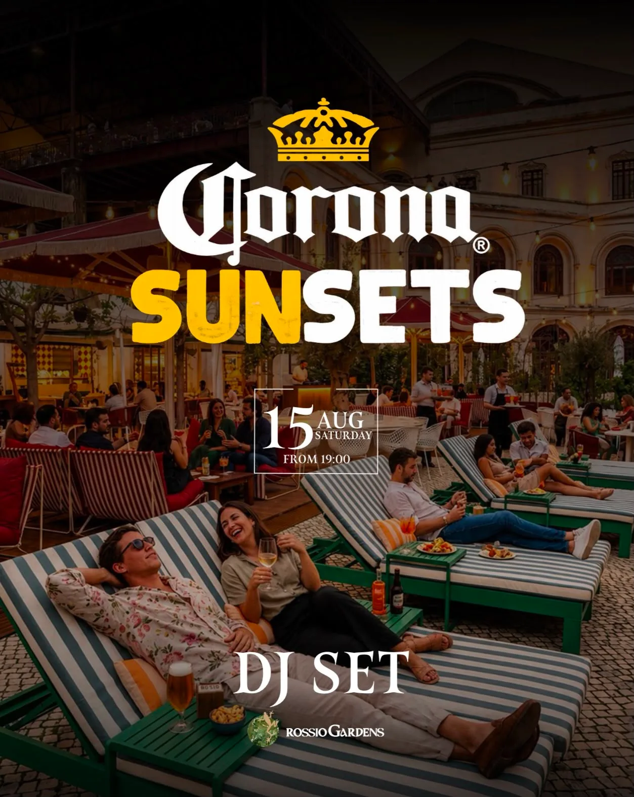 Corona Sunsets Rossio Gardens