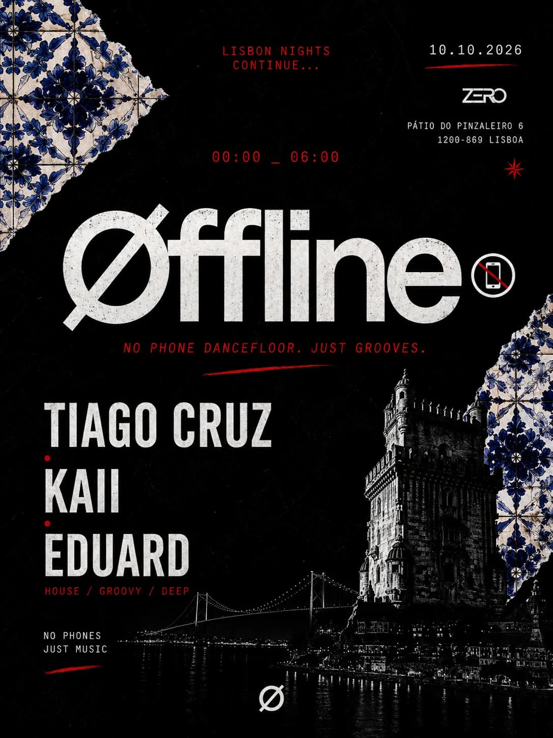 Offline  Lisbon Nights Continue & Tiago Cruz  Eduard  Kaii