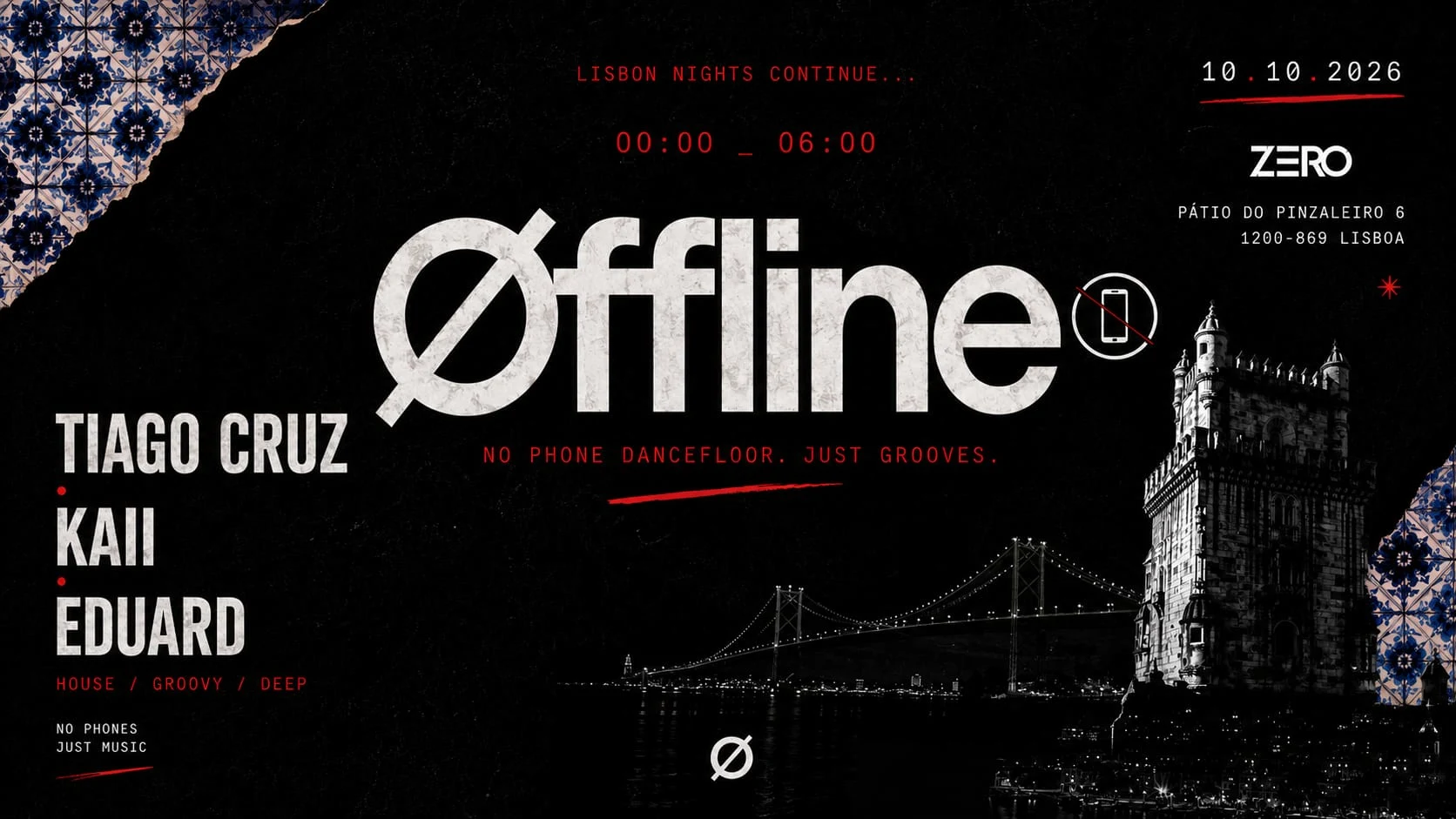 Offline  Lisbon Nights Continue & Tiago Cruz  Eduard  Kaii