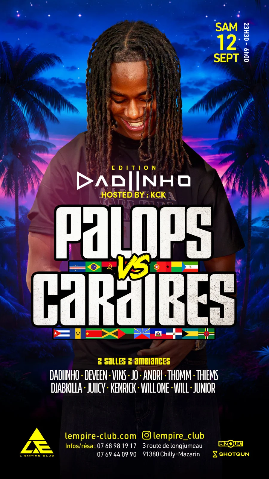 Palops Vs Caraibes