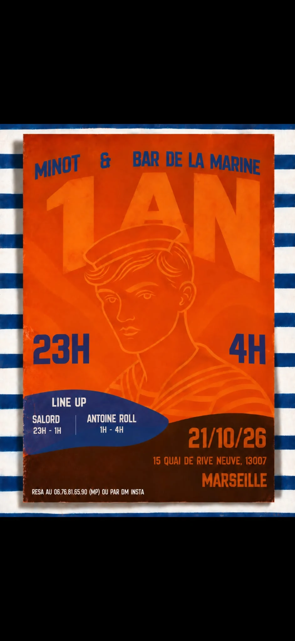 Soirées Minots — 1 An 🎂 | Bar De La Marine | 21.10
