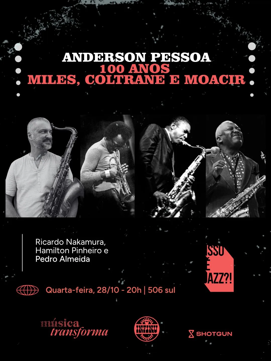 Isso É Jazz ?! Anderson Pessoa Toca Coltrane, Miles E Moacir
