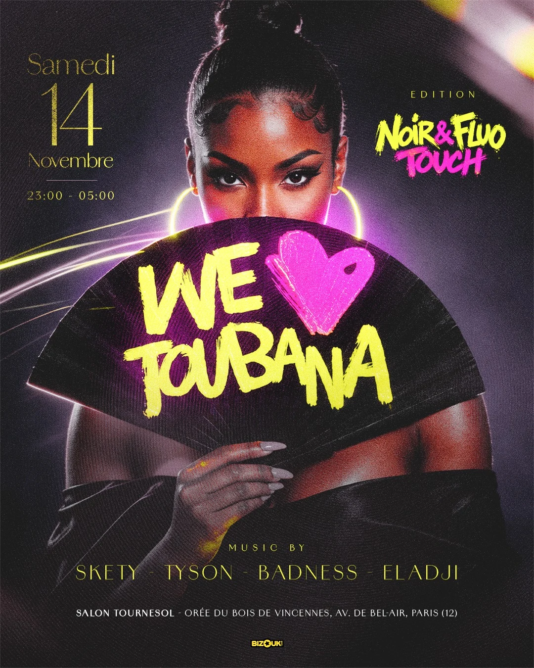 We Love Toubana Hors Série Black & Fluo Touch