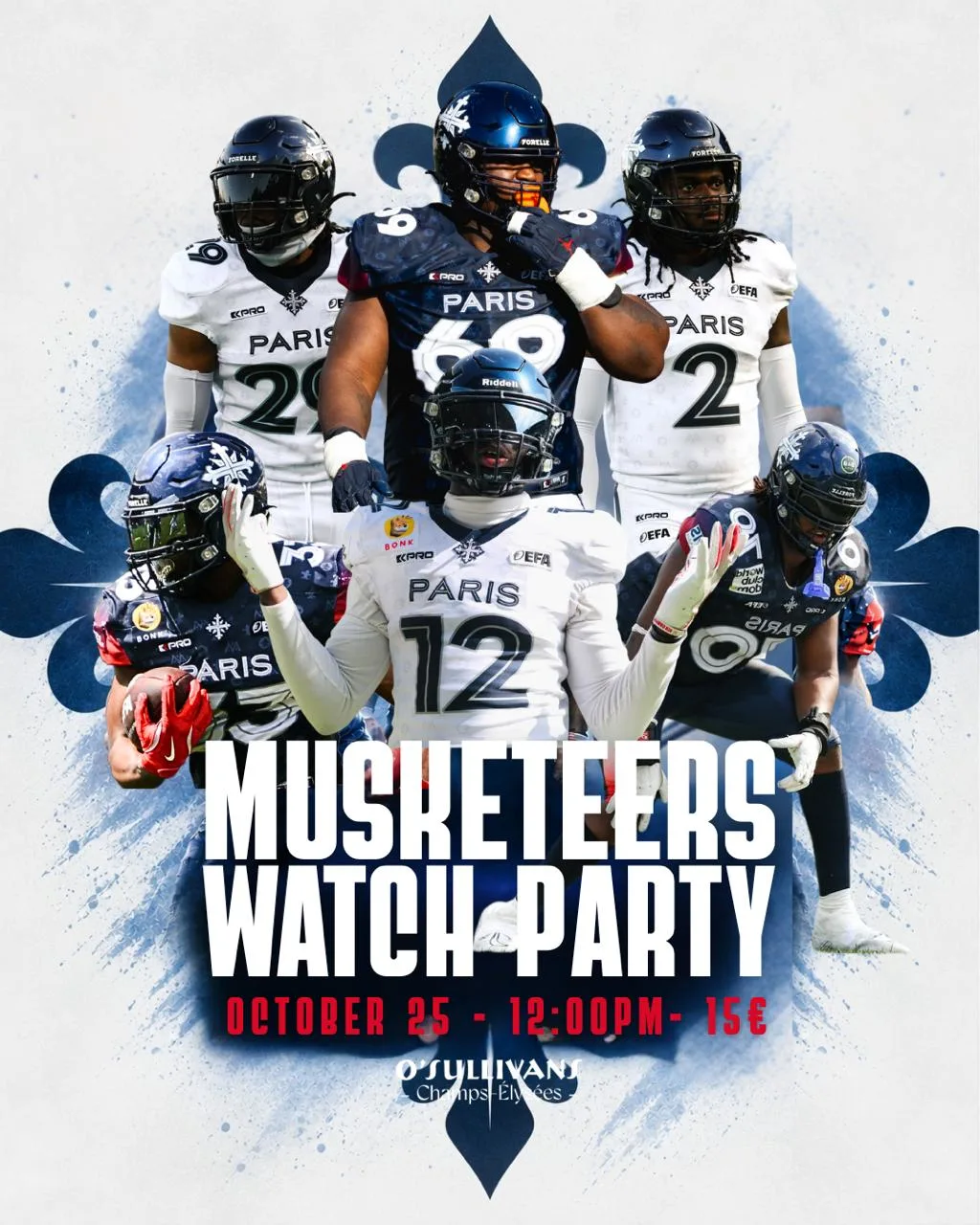 Nfl Paris Game Watch Party – O’Sullivans X Paris Musketeers