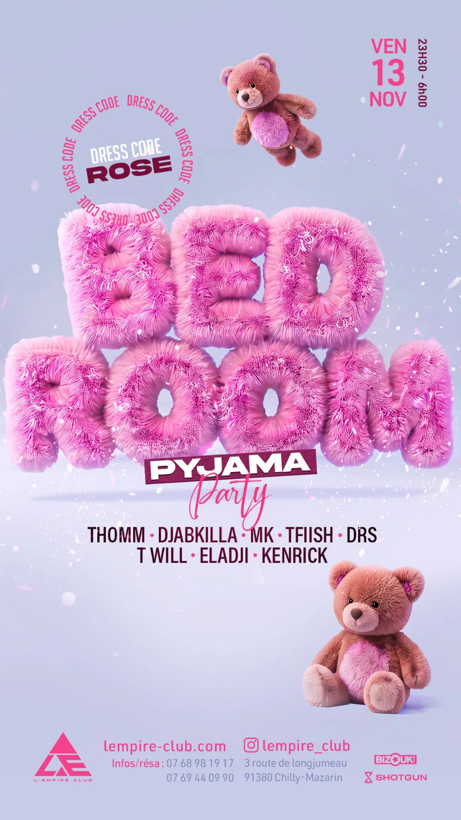 Bedroom Pyjama Party