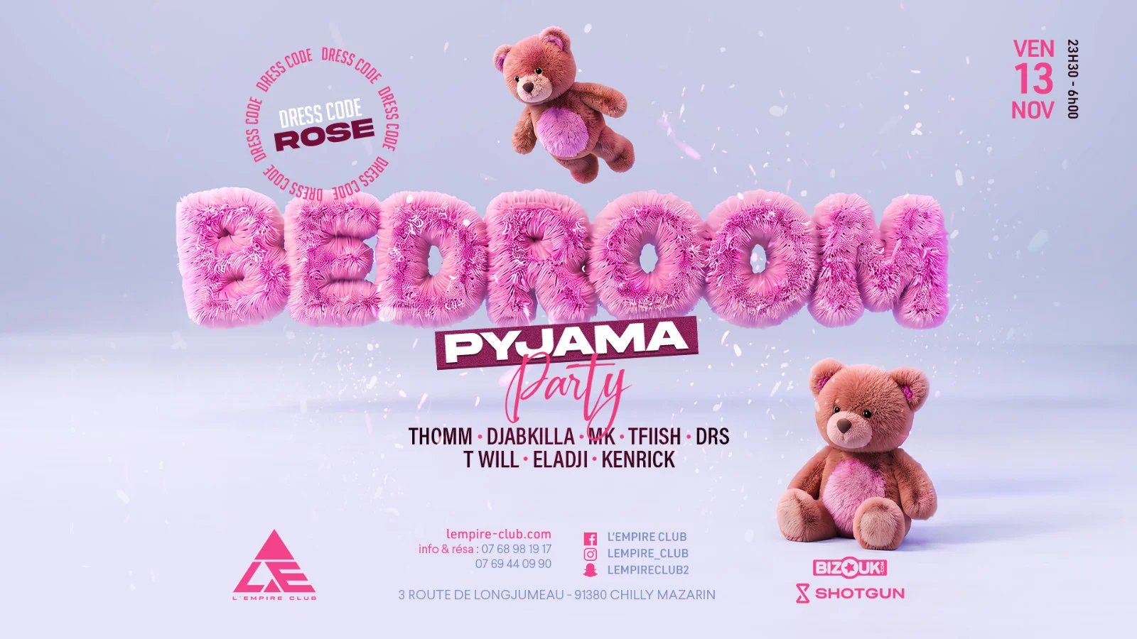 Bedroom Pyjama Party