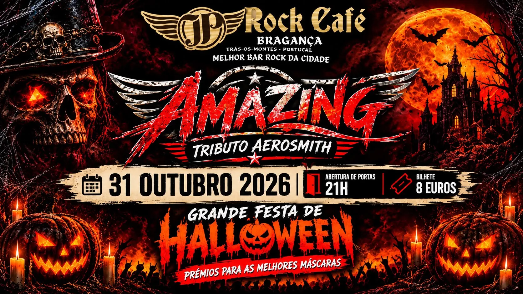 Halloween 2026 Aerosmith Tributo