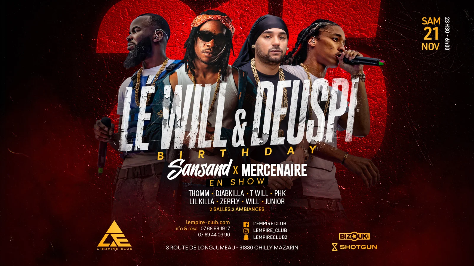 Lé Will Et Deuspi Birthday