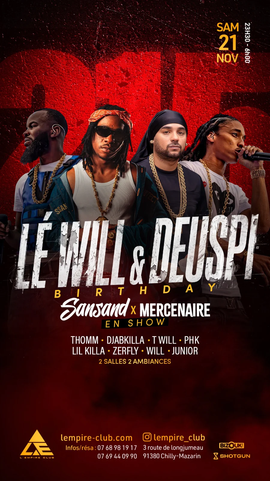 Lé Will Et Deuspi Birthday