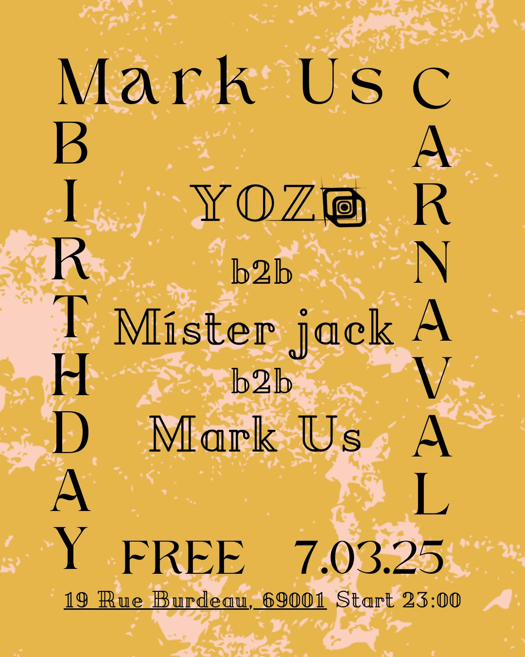 Mark-Us Birthday Carnaval Édition @Cafe Galerie