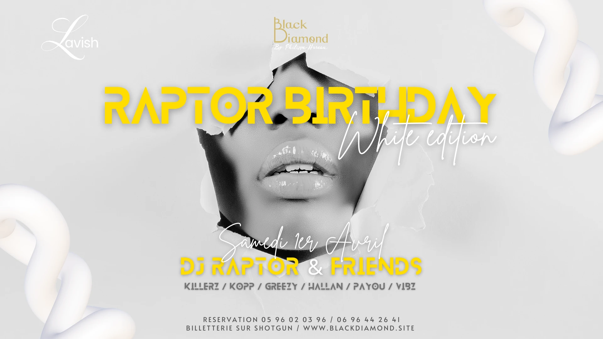 Raptor Birthday - White Edition