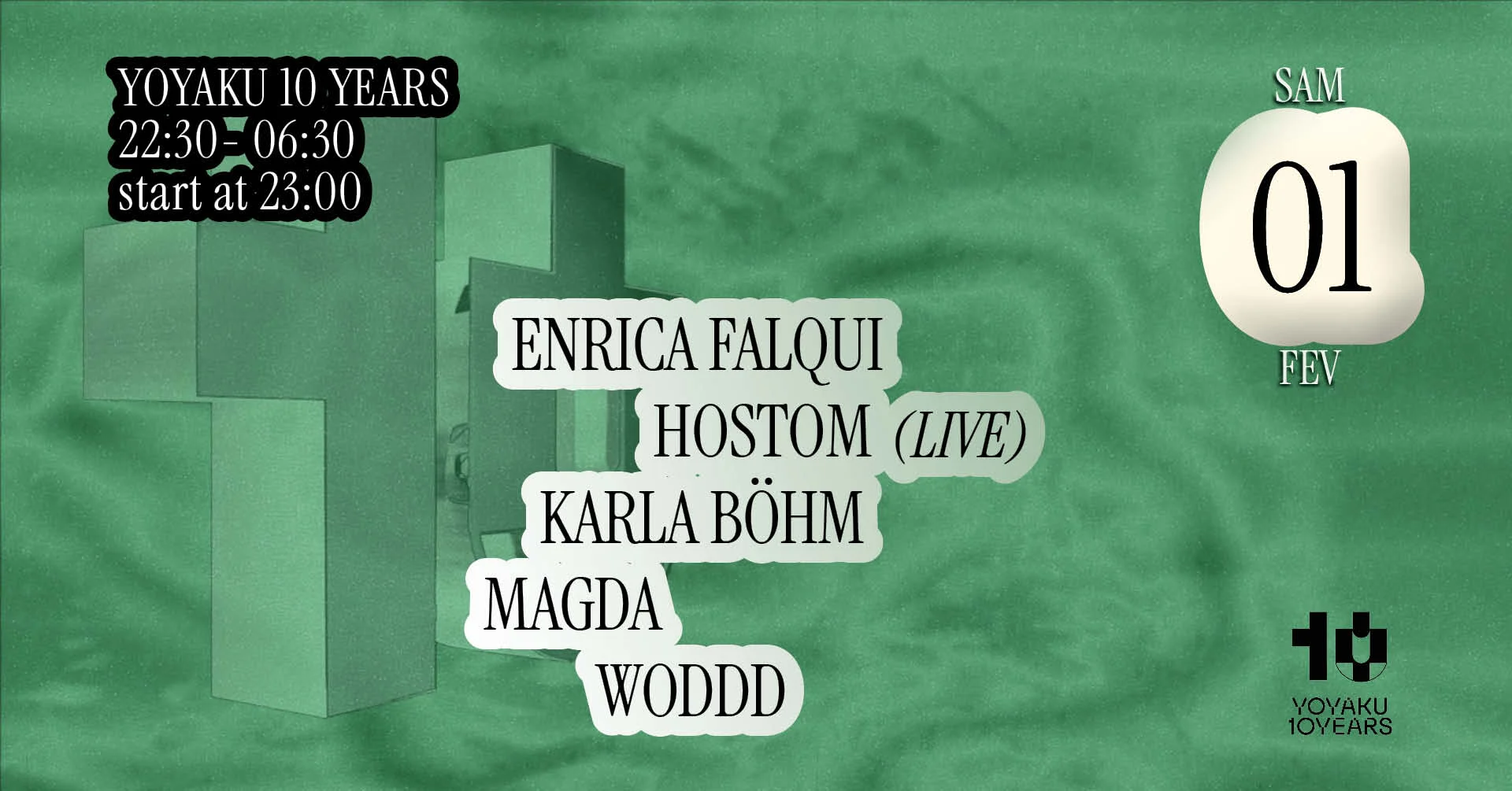Yoyaku 10yrs [Enrica Falqui+Hostom+Karla Böhm+Magda+Woddd]