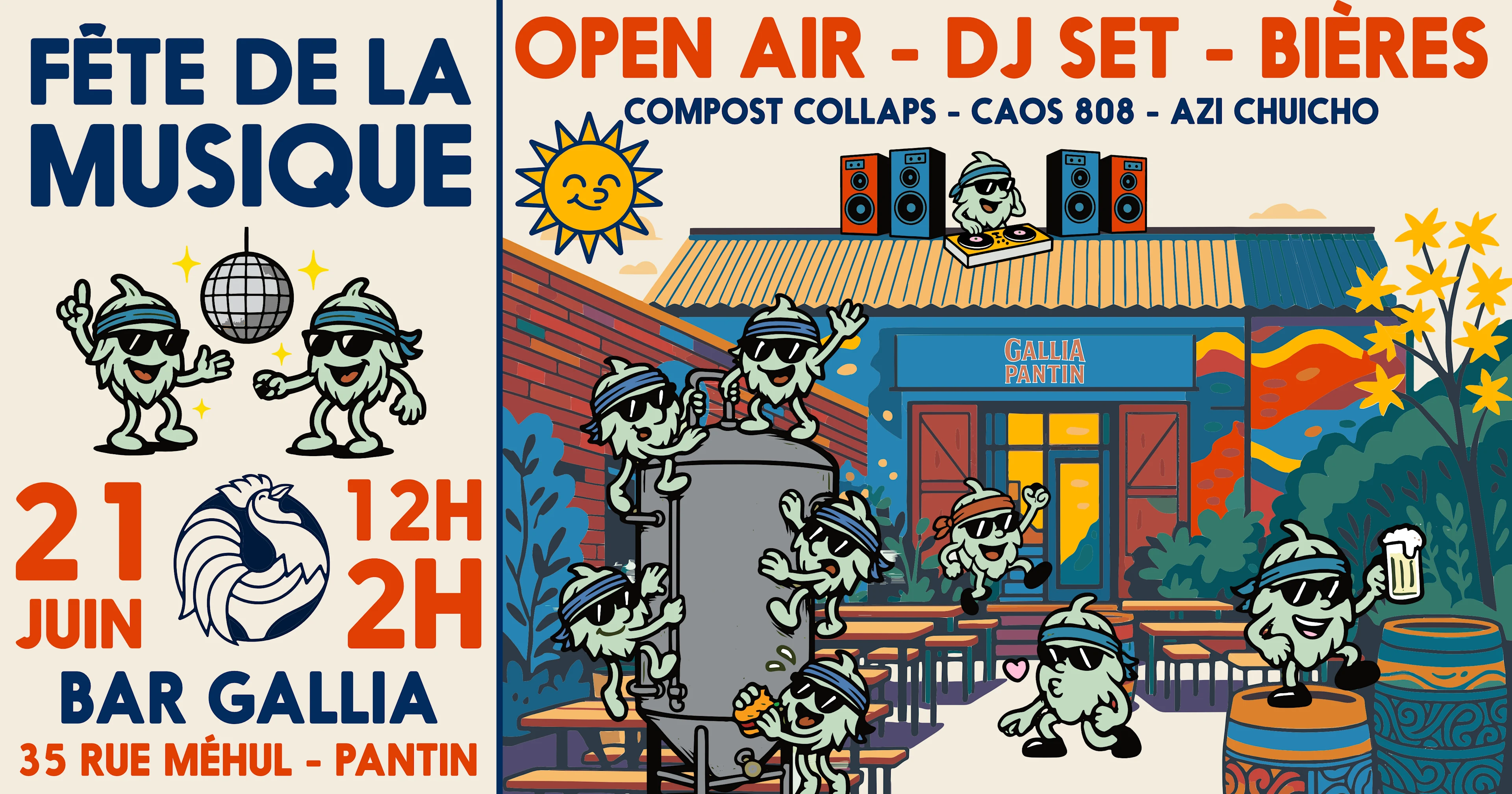 Open Air - Fête De La Musique Au Bar Gallia