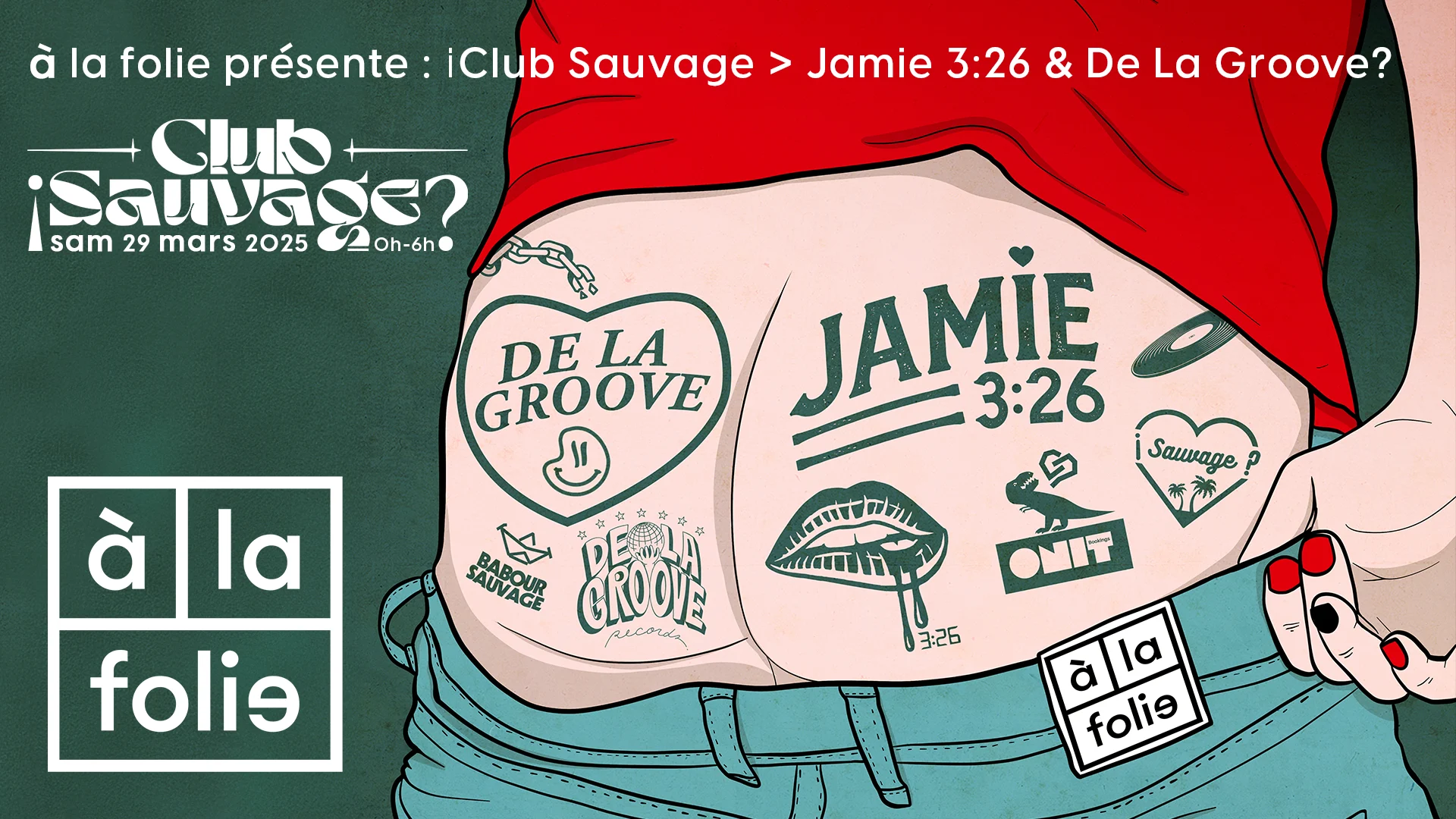 ¡Club Sauvage: Jamie  3:26 & De La Groove?